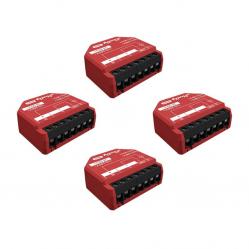 Shelly 1PM Gen3 Σετ 4 ελεγκτών WiFi/Bluetooth