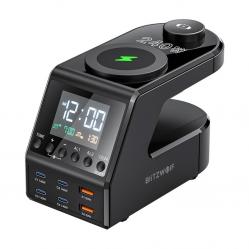 Blitzwolf BW-FW10 ξυπνητήρι με φορτιστή 2xUSB-A, 4xUSB-C, 240W
