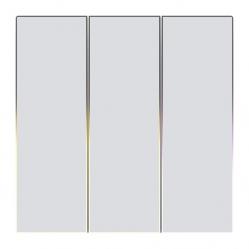 Διακόπτης φωτός αφής ZigBee Avatto TS60-EU-W3 Triple TUYA (λευκό).