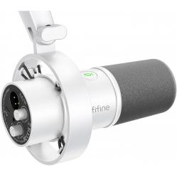 Δυναμικό μικρόφωνο Fifine K688W (λευκό)