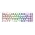 Μηχανικό πληκτρολόγιο Fifine GK1W, 65% RGB (λευκό)