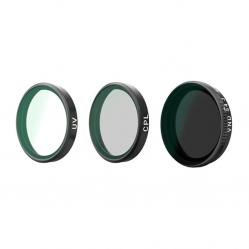 Σετ φίλτρων Telesin CPL/VND8/UV για DJI Osmo Action 6 (3 τεμ.).