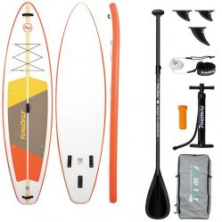 FunWater SUP paddleboard SUPFW69B 3,35m (πορτοκαλί-άσπρη)