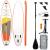 FunWater SUP paddleboard SUPFW69B 3,35m (πορτοκαλί-άσπρη)