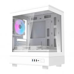 Θήκη υπολογιστή Darkflash DB330M + 3 ανεμιστήρες (Λευκό)