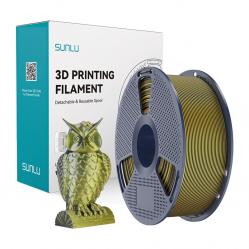 Νήμα Sunlu PLA+ Silk δύο χρωμάτων (μαύρο και χρυσό)