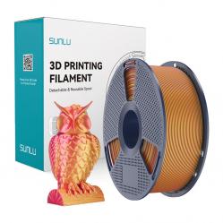 Νήμα Sunlu PLA+ Silk δύο χρωμάτων (κόκκινο και χρυσό)