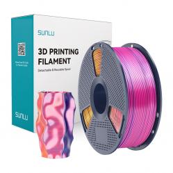 Νήμα Sunlu PLA+ Silk σε τρία χρώματα (κόκκινο, κίτρινο και μπλε)