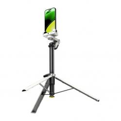 Σταθεροποιητής AOCHUAN M3 Pro με φωτισμό RGB (Λευκό)