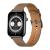 COLMI C28 Smartwatch – Μαύρο + Καφέ δερμάτινο λουράκι