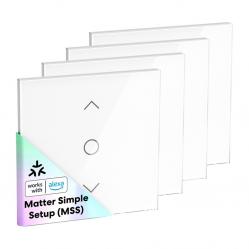 MEROSS MRS100MA(EU) Έξυπνος διακόπτης ρολών με Wi-Fi (Matter) (Σετ 4 τεμαχίων)