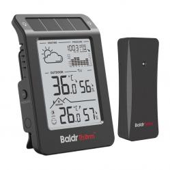 BALDRTHERM B0596WT2H2P-V1 Μετεωρολογικός σταθμός με ηλιακή τροφοδοσία (Μαύρος)