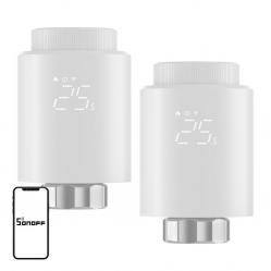 Θερμοστατική κεφαλή SONOFF ZigBee TRVZB, σε συσκευασία των 2 τεμαχίων