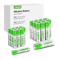 LEPRO 130003-24 Αλκαλικές μπαταρίες AA/AAA, συσκευασία των 24 τεμαχίων