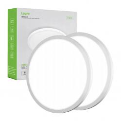LEPRO 1500038-DW-EU-2 Φωτιστικό οροφής, 18 W, 1800 lm, σε συσκευασία των 2 τεμαχίων