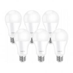 Λάμπα LED LEPRO 100080-DW-EU-6, E27, A60, 13W (100W), 1521 lm, 6500K, 180°, συσκευασία 6 τεμαχίων
