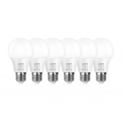 Λάμπα LED LEPRO 100089-WW-EU-6, E27, A60, 8,5 W (60 W), 806 lm, 2700 K (ζεστό), 180°, συσκευασία 6 τεμαχίων
