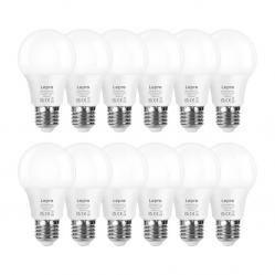 Λάμπα LED LEPRO 100089-WW-EU-12, E27, A60, 8,5 W (60 W), 806 lm, 2700 K (ζεστό λευκό), 180°, συσκευασία 12 τεμαχίων