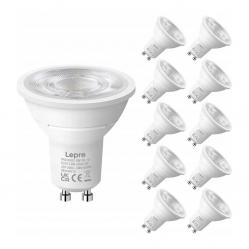LEPRO 200082-DW-EU-10 Λαμπτήρας LED GU10, 3,6 W, 345 lm, 6500 K, 38°, Ενεργειακή κλάση E, 10 τεμ.