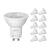 LEPRO 200084-DW-EU-10 Λαμπτήρας LED GU10 με δυνατότητα ρύθμισης έντασης, 4,5 W, 345 lm, 6500 K, 38°, 10 τεμ.