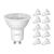 LEPRO 200084-WW-EU-10 Λάμπα LED με δυνατότητα ρύθμισης έντασης, βάση GU10, 4,5 W, 345 lm, 2700 K, 38°, συσκευασία των 10 τεμαχίων