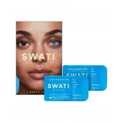 SWATI - Coloured Contact Lenses 1 Month - Aquamarine - Beauty
