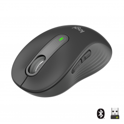 Logitech - M650 Signature - Large Wireless Mouse - Graphite - Computers