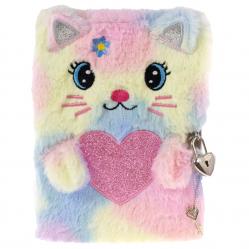 Tinka - Plush Diary - Cat w Lock 8-802121 - Toys