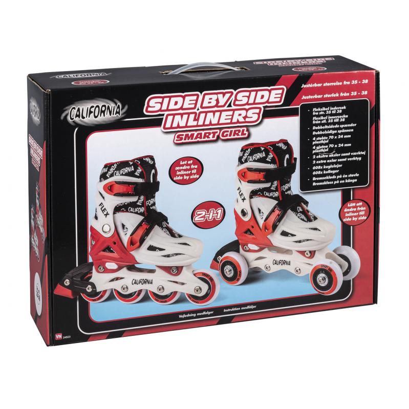 California - Smart Girl 2-in-1 inliners Size 35-38 24923