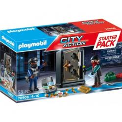 Playmobil - Starter Pack Bank Robbery 70908 - Toys