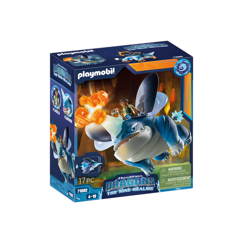 Playmobil - Dragons The Nine Realms - Plowhorn AND DAngelo 71082