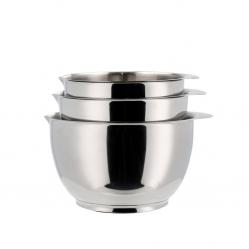 Rosti - Margrethe bowl - Set of 3 - Steel 23921 - Home and Kitchen