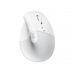 Logitech - Lift Ergo Mouse Off-white-Pale Grey - Computers
