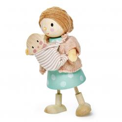 Tender Leaf - Dollhouse Figure - Mrs Goodwood and Baby - TL8144 - Toys