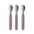 Filibabba - Silicone Spoons 3-Pack - Warm Grey (FI-02257)