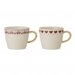 Bloomingville - Set of 2 Jolly Christmas Mugs 82051528