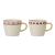 Bloomingville - Set of 2 Jolly Christmas Mugs 82051528