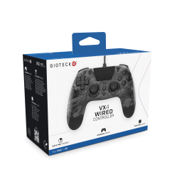 PlayStation 4 GIOTECK VX-4 Premium Wired Controller dark camo