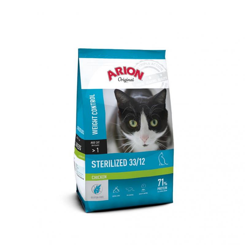 Arion Cat Food Original Cat Sterilized Chicken 2 Kg 105864