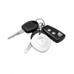 Aeroz TAG1000 White 1pack Key finder for use with iPhone Works with Apple Find My app Electronics