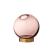 AYTM - GLOBE vase with stand, Ø10cm - Rose/Gold - Home and Kitchen