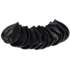 Pawz - Dog shoe XXXS 25cm black 12 pcs - 278092 - Pet Supplies