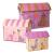 Rice - Large Set of 3 Toy Baskets - Pink Party - Baby and Children