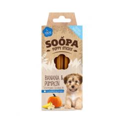 SOOPA - Puppy Sticks Banana AND Pumpkin 100g - (SO920715) - Pet Supplies