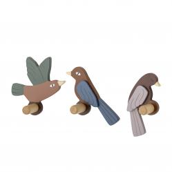 Bloomingville MINI - Set of 3 - Lewi Bird Hooks 82054427 - Baby and Children