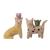 Bloomingville - Set of 2 - Mamie Cat Candlestick (82058194) - Home and Kitchen