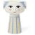BjOrn Wiinblad - Eve Vase 185 cm - Blue 56519 - Home and Kitchen