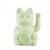 Donkey - Lucky Cat Maneki-Neko - Pastel green (330548) - Home and Kitchen