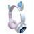 Lexibook - Cat ear and lightings bluetooth headphones (HPBTKT) - Toys