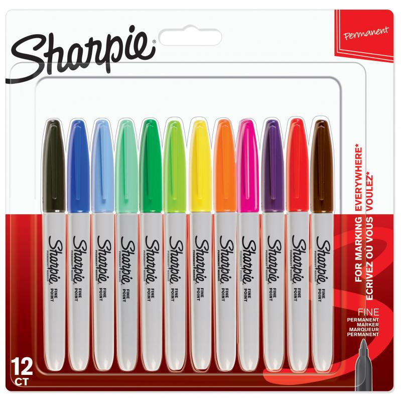 Sharpie - Permanent Markers - Fine Point (2065404) - Toys